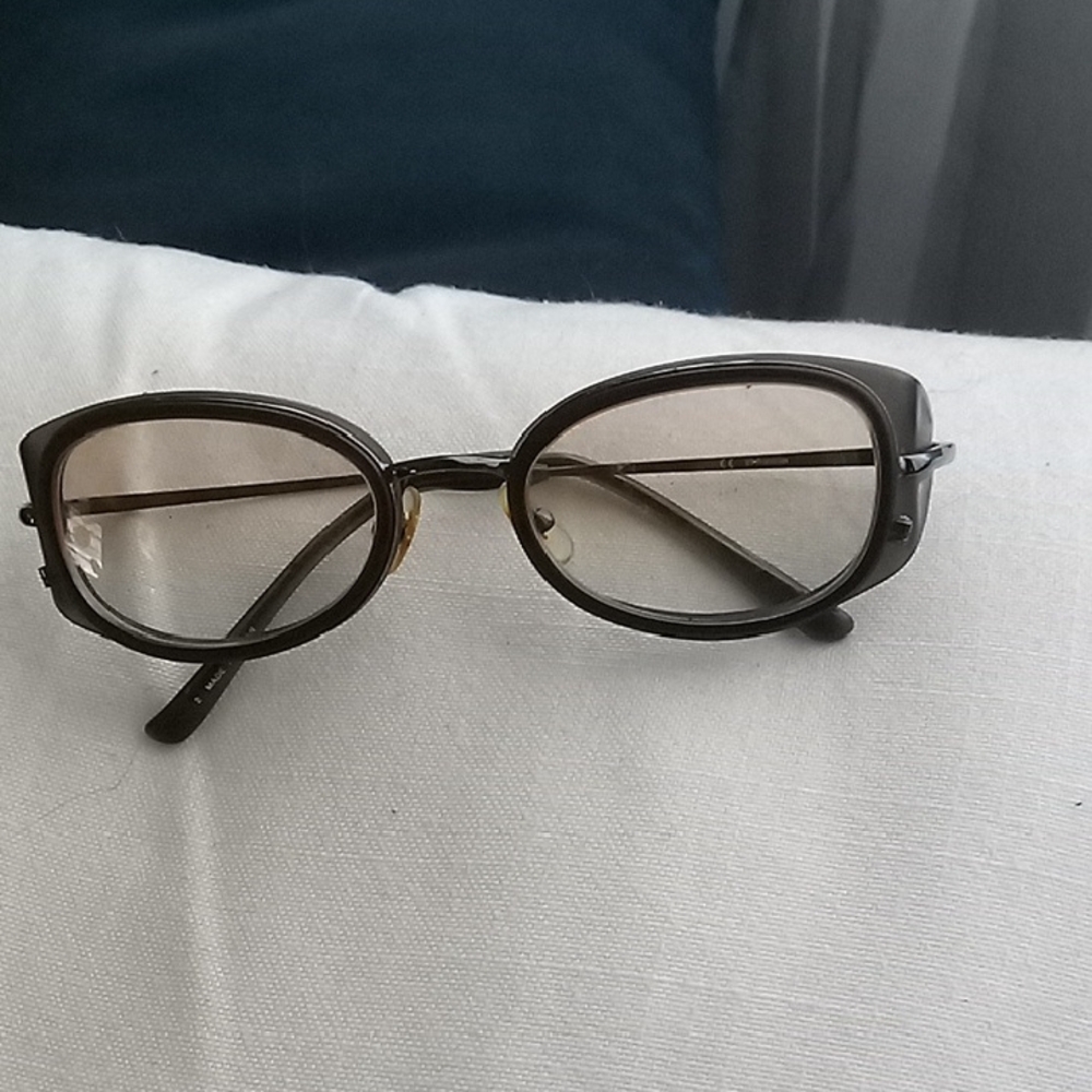 Vintage Jean Paul Gaultier Women's Brown Oval Sunglasses